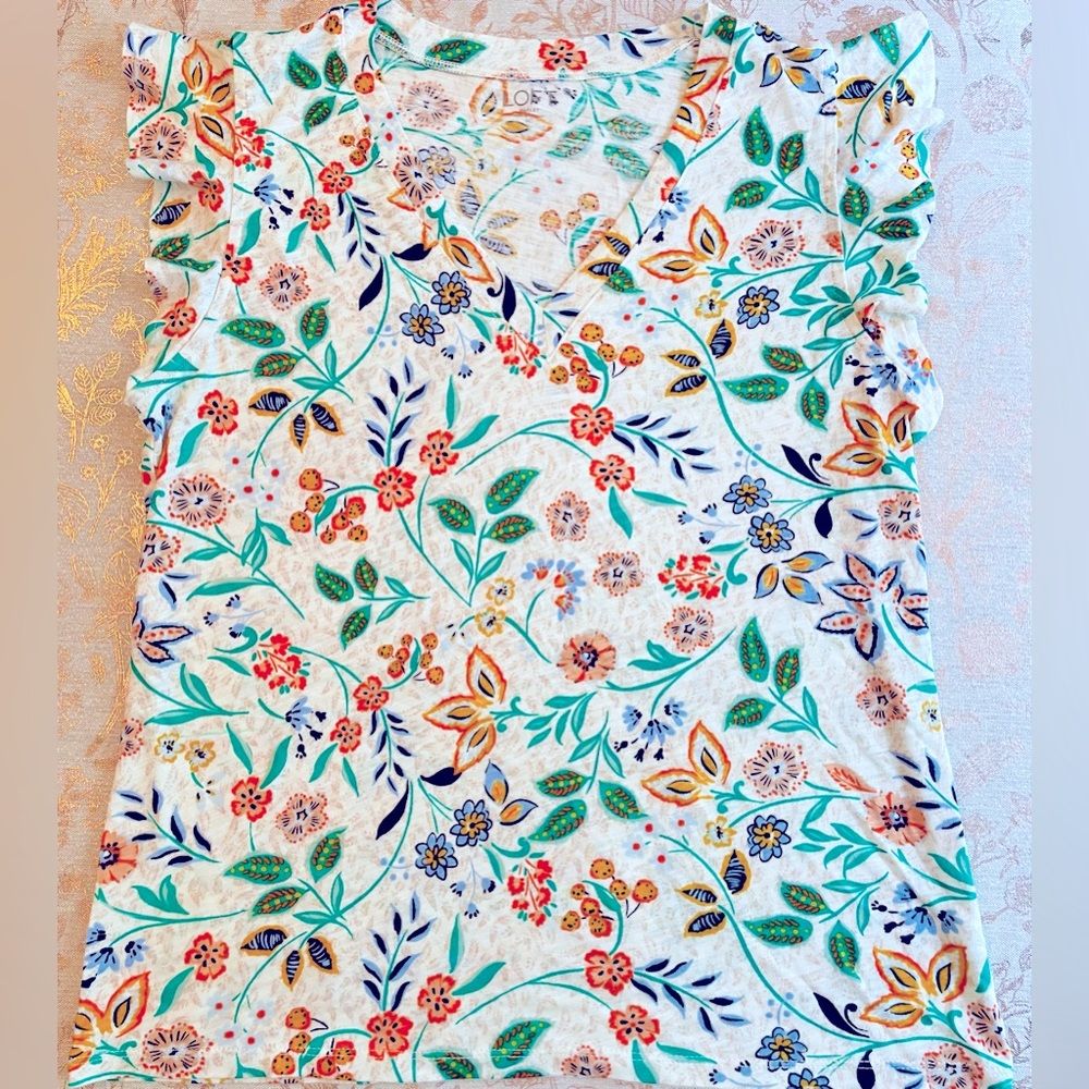 LOFT Floral Top